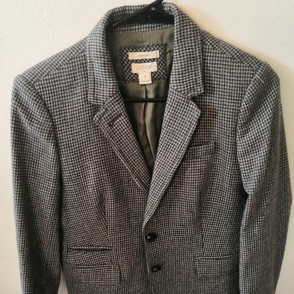 J CREW Wool Schoolboy Blazer Jacket 6